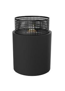 Tenderflame - Chimenea Brasero Mossel Bay Negro exterior recargable con líquido TenderFuel