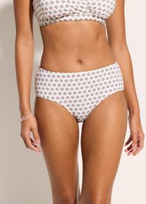 Slip a vita alta per bikini, Bianco, Taglia 44, bonprix
