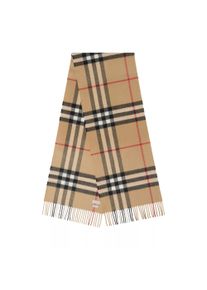 Burberry Sciarpe - Giant Check Cashmere Scarf beige