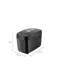 Unold Elektro Unold 68525 Backmeister Big Black hasta aprox. 1.500 g de peso de pan 15 programas memorizados