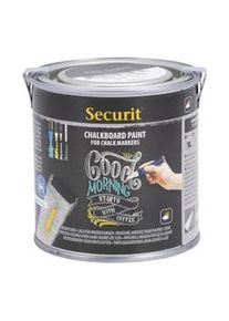 Securit Pintura para pizarra, negro - Pequeño (250ml)