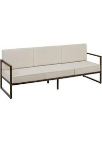 TecTake Divano da giardino Comosa, 3 posti, imbottitura XXL - 405522