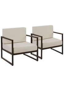 TecTake Poltrona da giardino Comosa, imbottitura XXL - 405523
