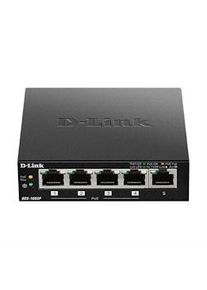 DLink Switch desktop D-Link DES-1005P a 5 porte PoE Fast Ethernet
