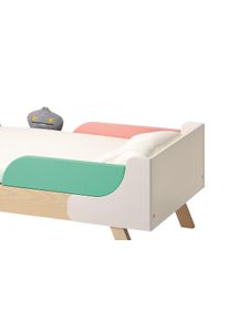 Protection antichute pour Famille Garage lit bébé / lit enfant Set de 2 pièces VERT GLACE ET ROSE Richard Lampert OFFRE SPECIALE