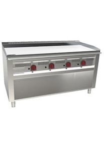 EURAST - Frytop-teppanyaki cd 15 mm a gas su supporto aperto - 1600x720x850 mm - 23,2 Kw - 32167655