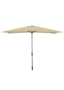 Marbueno Sombrilla Acero 8 Varillas 200x300 cm Polyester Marron Jardin, Piscina y Terraza 10492