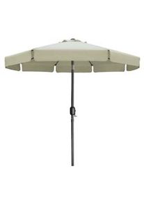 Marbueno Sombrilla Acero 8 Varillas D270 cm Polyester Beige Jardin, Piscina y Terraza 10488