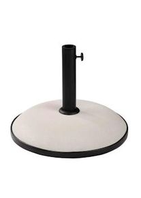 Marbueno Base Sombrilla Redonda Cemento 45x36 cm 20KG Blanco Jardin, Piscina y Terraza 10451