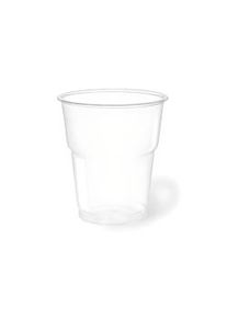 DOT Horeca Solutions 1000 Bicchieri PET trasparenti monouso 250 ML tacca 0,2 usa e getta bicchiere acqua bevande birra cocktail drink