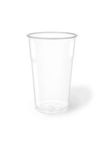 DOT Horeca Solutions 1000 Bicchieri PET trasparenti monouso 500 ML tacca 0,4 usa e getta bicchiere acqua bevande birra cocktail drink