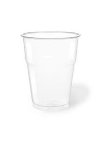 DOT Horeca Solutions 50 Bicchieri PET trasparenti monouso 350 ML tacca 0,3 usa e getta bicchiere acqua bevande birra cocktail drink