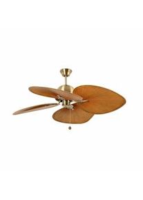 FARO Ventilador de techo CUBA L Old Gold