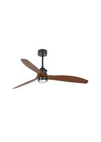 Ventilador LED JUST FAN M Negro/Madera DC