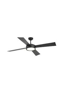 Ventilador rustico motor DC HYDRA negro, led integrado de FARO