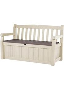 Panchina Contenitore da Giardino 140x60x84 cm in Resina Keter Eden Bench Beige