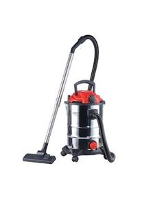Camry CR7045 Aspirapolvere Industriale Professionale Solidi-Liquidi, funzione soffiante 25L, 3400W Rosso / Acciaio inossidabile