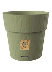 Stefanplast vaso fioriera ethica ø 15 verde oliva, con riserva d'acqua