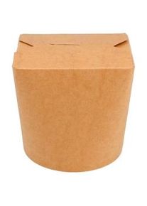 García de Pou Recipientes Multi-Uso P/ Microondas 780 Ml 275 + 25 Pe G/M2 Ø9X9 Cm Natural Kraft (50 Unidades)
