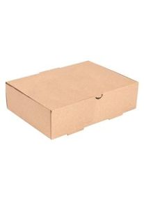 García de Pou Caixas Comida Para Levar 'Thepack' 330 G/M2 26X18X7 Cm Natural Cartão Ondulado Microcanal (100 Unidades)