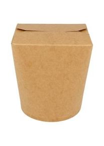 García de Pou Recipientes Multi-Uso P/ Microondas 960 Ml 275 + 25 Pe G/M2 Ø9X10,8 Cm Natural Kraft (50 Unidades)