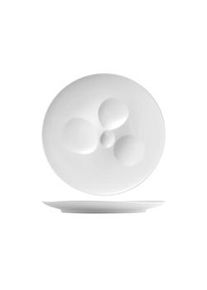 Piatto selection hotellerie in porcellana bianca cm 26x25,5x2,5h