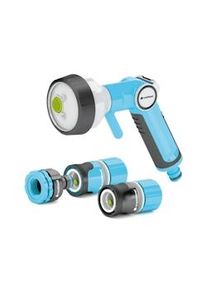 cellfast - Conjunto con un rociador de mano de 4 funciones ERGO de diámetro 12,5mm