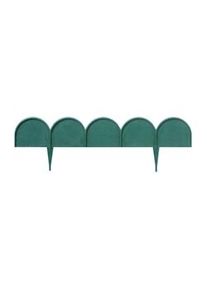 Bordura para jardin Prosperplast Garder Line 20pcs de plastico 10 x 10 x 0,09 m en color verde