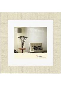 walther + design Home marco de madera, blanco crema, 28 x 28 cm