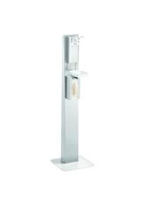 Bartscher Columna de higiene DH1 1460 | 0,9 litros | Hasta 3 ml por torre | 400x400x1462(h)mm .