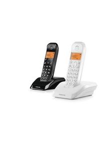 Motorola S1202 Pack Inalámbricos, Bloqueo Llamadas, No Molestar, Altavoz, Agenda 50, Caller ID, Pantalla Iluminada