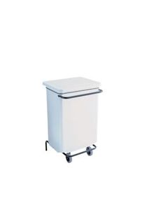 Medial International Contenitore mobile a pedale netallo 70 lt