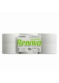 Papel Higi&eacute;nico (Jumbo) 075mts 2Fls Renova Green 12un