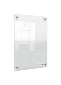 NOBO Porta póster acrílico transparente mural removible, A4