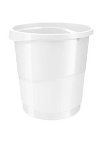 ESSELTE Papelera Europost, blanco Vivida. Pack de 12