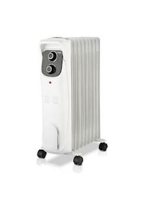 Haeger OH-009.006A calefactor eléctrico Interior Negro, Blanco 2000 W Radiador de aceite eléctrico