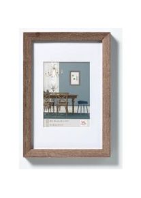 walther + design Moldura de madeira Fiorito 30x40 cm, NOGUEIRA