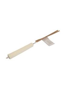 Luz solar para o jardim com lanterna em plástico branco H 98 x L 4 x C 4 cm