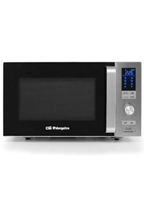 Orbegozo microondas con grill y convección MIG 2528 CO, 25 litros de capacidad, 6 niveles de potencia, temporizador, 7 menús, 900-1950 W