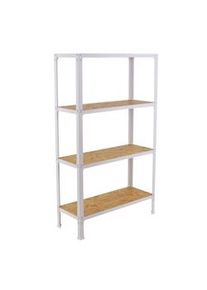 Simonrack Estanteria sin tornillos para casa Simonhome click wood mini 4/300 blanco/osb
