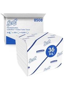 Scott | Papel higiénico interplegado blanco 36 uds.(cod.8508)