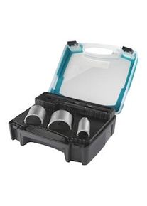 Wolfcraft Juego de sierras de corona de perforación, recubrimiento de carburo de tungsteno, 5 piezas 1003000