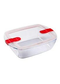 pyrex Recipiente Hermético Rectangular 29X20,5X8Cm-2,5L Cook&Heat