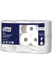 Tork | Papel Higiénico Convencional Suave Premium - 2 Capas (cod. 12324) - Saco 42 ud