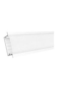 Silver Electronics Perfil de Aluminio Opal empotrable de Silver Eletronics para led de 18mm y 2 de largo