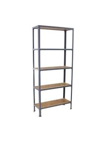 Simonrack Estanteria sin tornillos para casa Simonhome click wood mini 5/300 gris/osb
