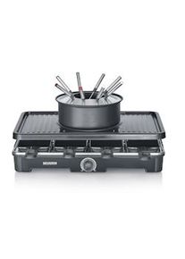 Severin -Combinación de Raclette y Fondue 1400 W Negro RG 2347