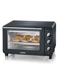 Severin TO 2042 - Horno tostador 14 L 1200 W Negro