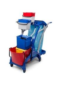 Secchio carrellato per pulizia cm 107x56x111h