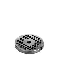 Stampo forato in acciaio inox, Fimar STAMPO22/6, con fori diametro 6 mm, per tritacarne Mod.22, diametro esterno mm 82